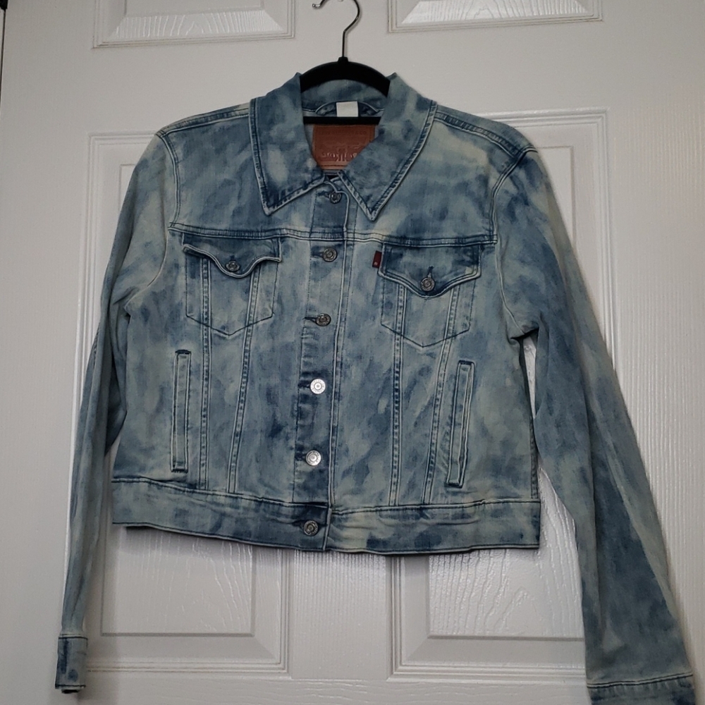 Cropped Levi bluejeans jacket